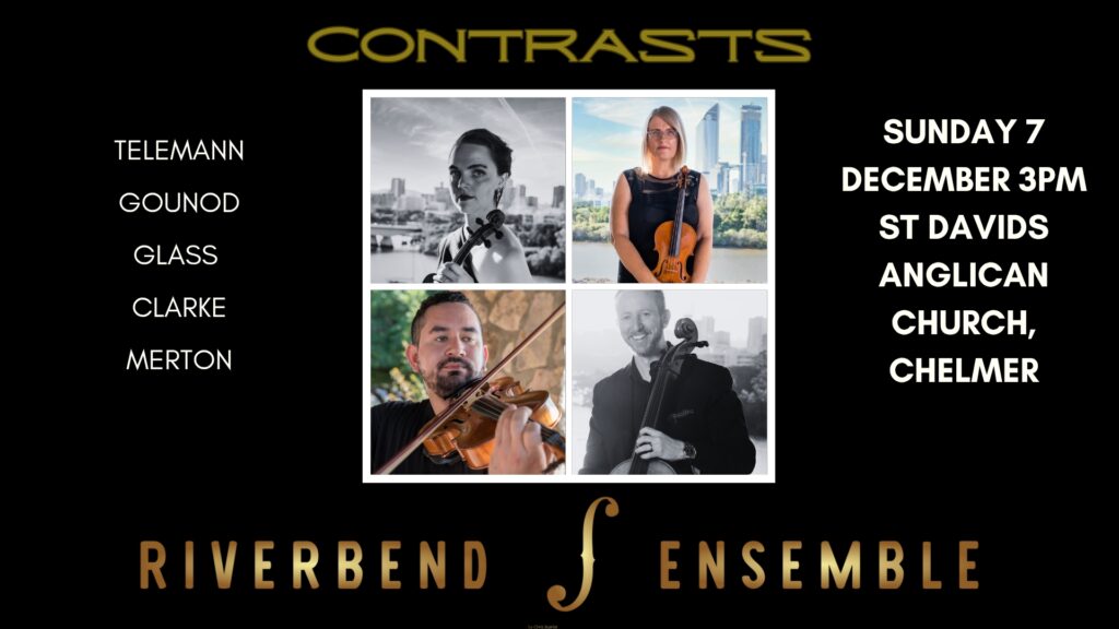 Contrasts music for string quartet